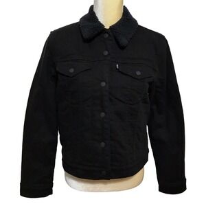 Levi's NWT Sherpa Lined Original Trucker Jacket Women XS *Pls See Description*